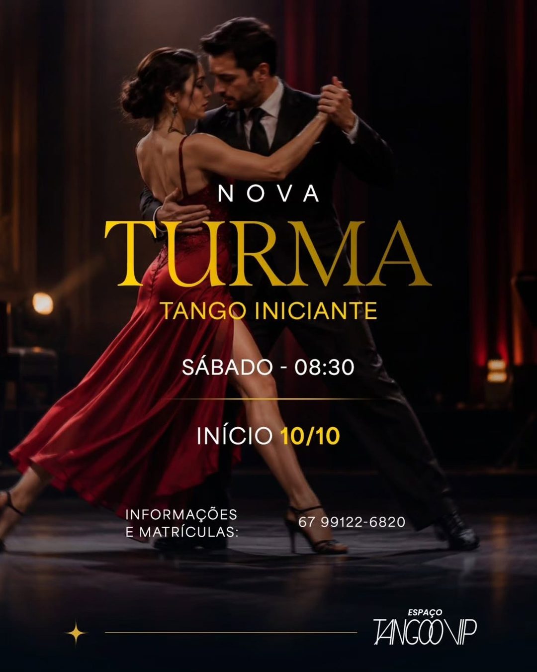Flyer: Nova Turma de Tango Iniciante