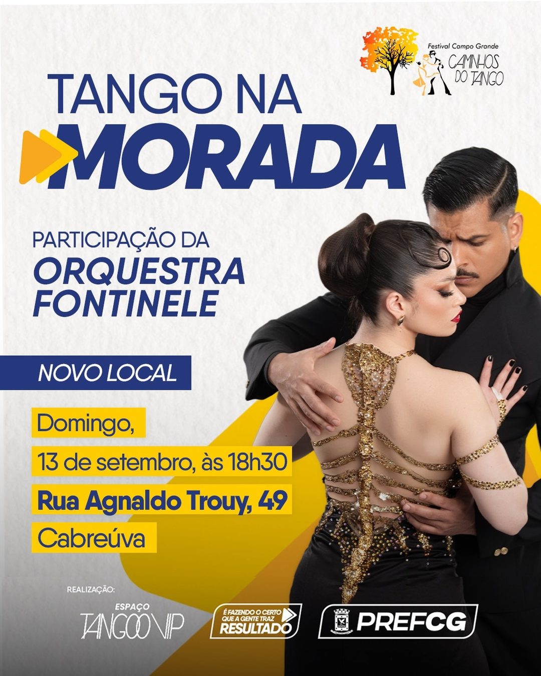 Flyer: Espetáculo Caminhos do Tango