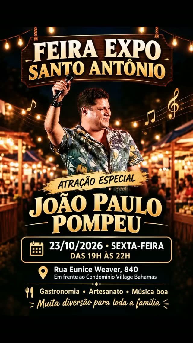 Flyer: Feira Expo Santo Antônio