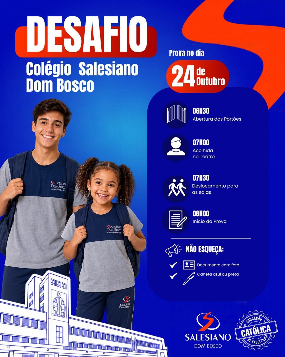 Flyer: Desafio Dom Bosco