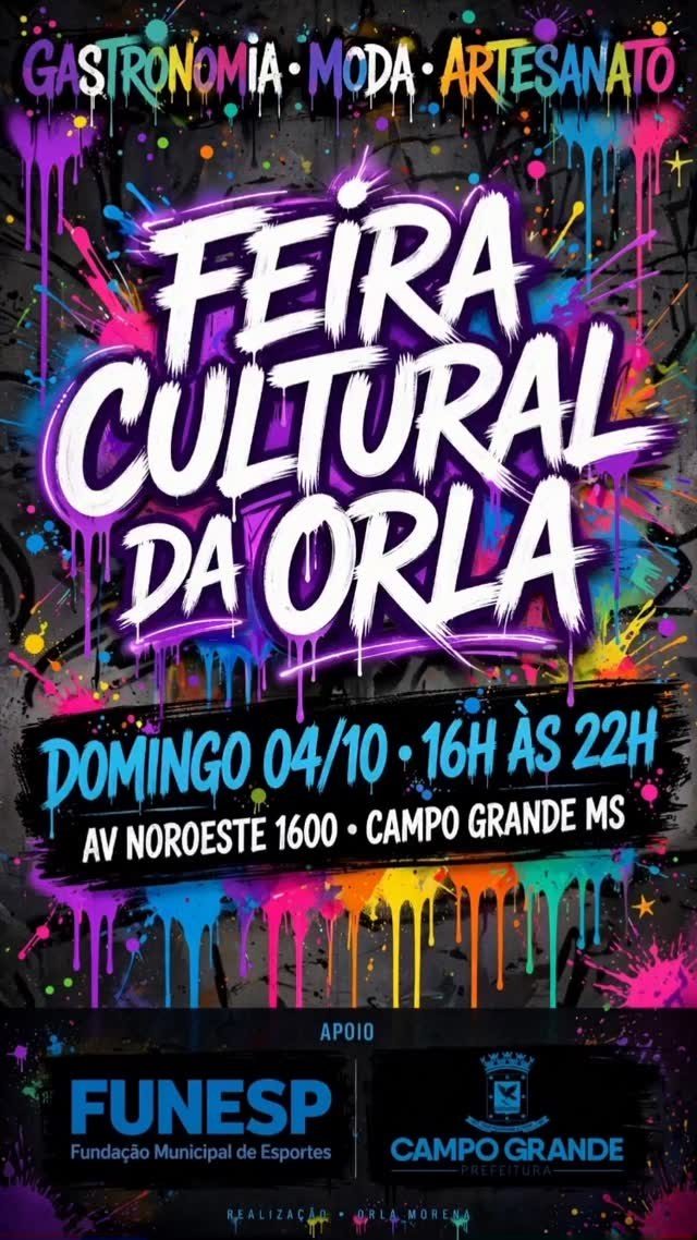 Flyer: Feira Cultural da Orla