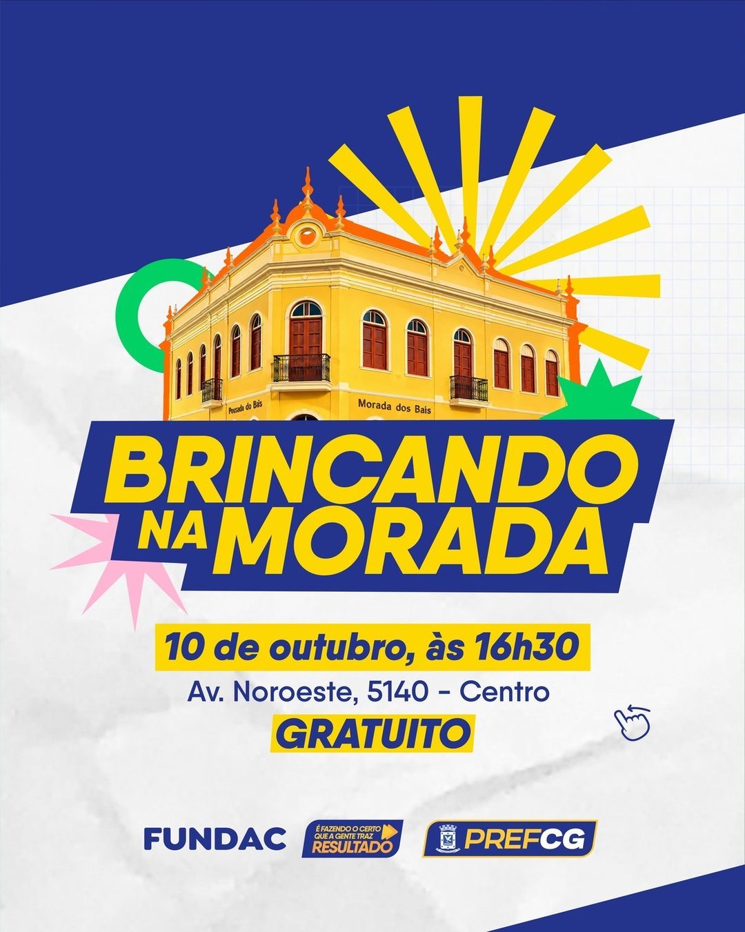Flyer: Brincando na Morada