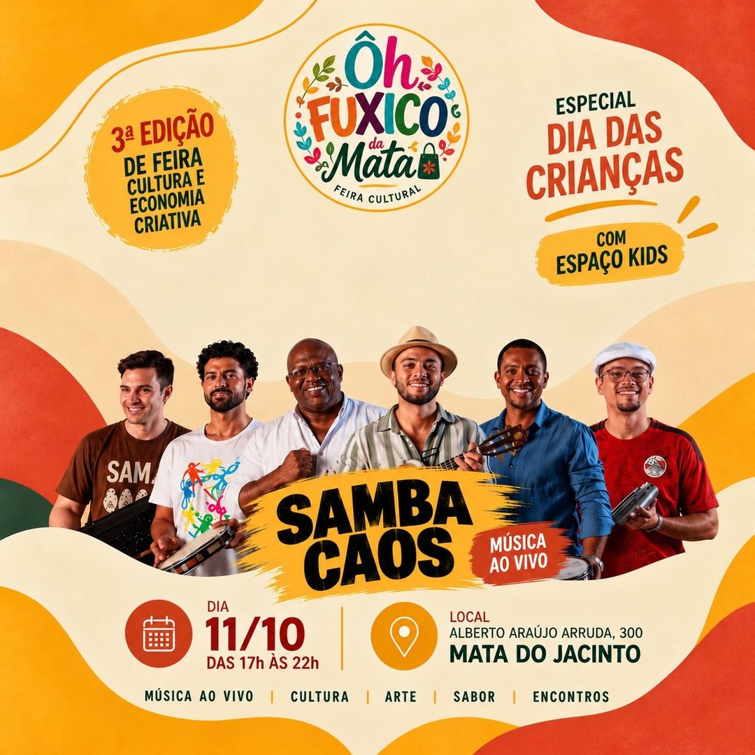 Flyer: Ôh Fuxico da Mata – 3ª edição