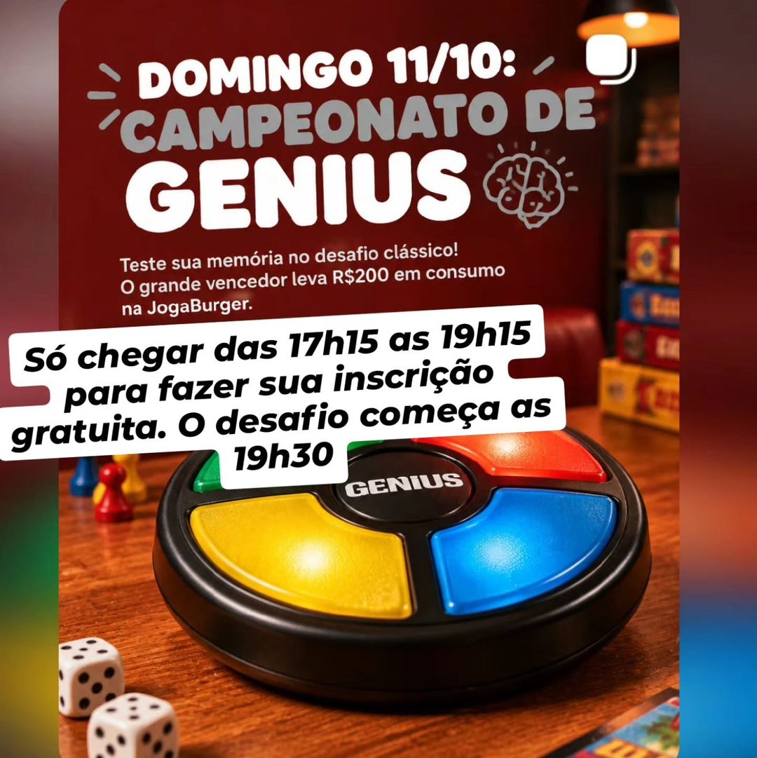 Flyer: Campeonato de Genius