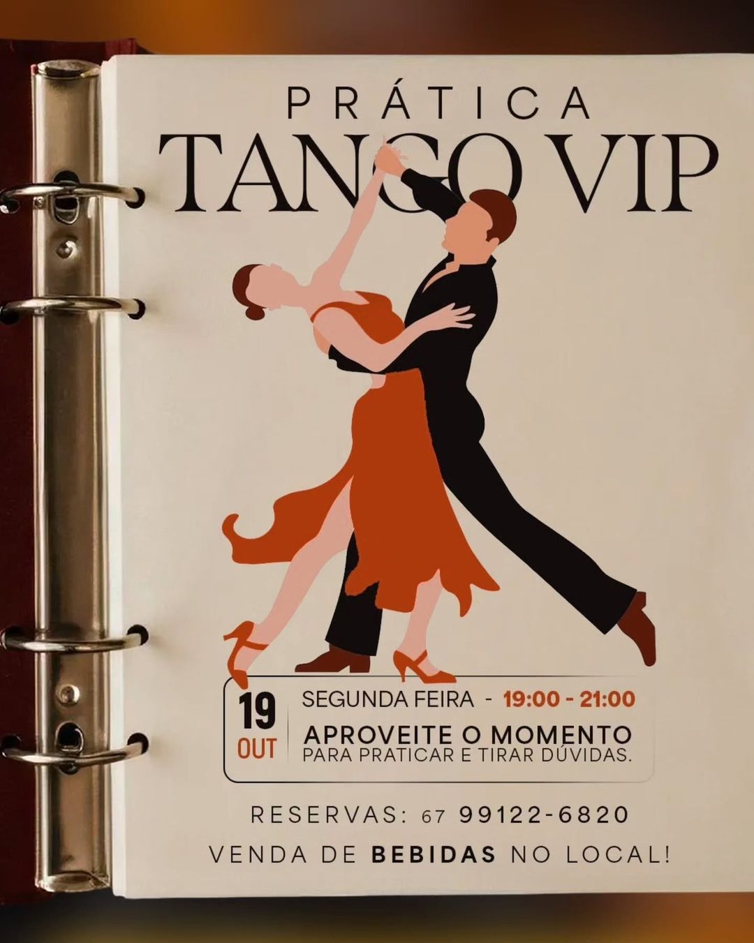 Flyer: Prática Tango Vip
