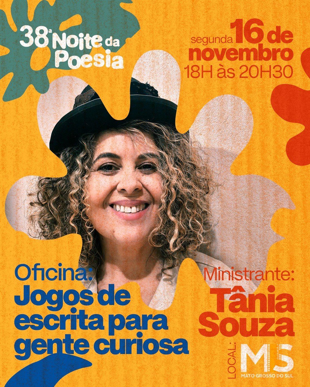 Flyer: Jogos de escrita para gente curiosa