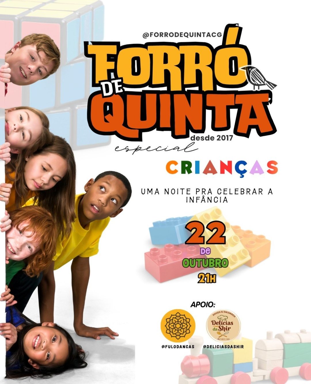 Flyer: Forró de Quinta — Especial Crianças