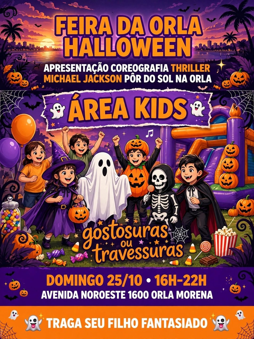 Flyer: Feira da Orla Halloween – 4ª edição do Flash-Back