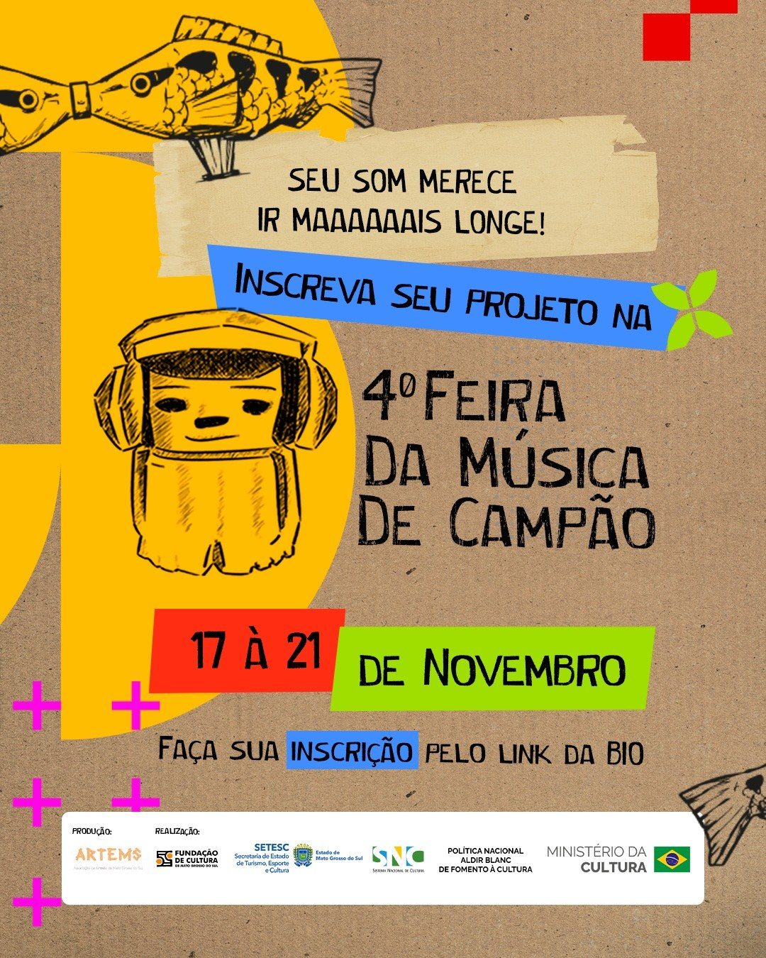 Flyer: 4ª Feira da Música do Campão