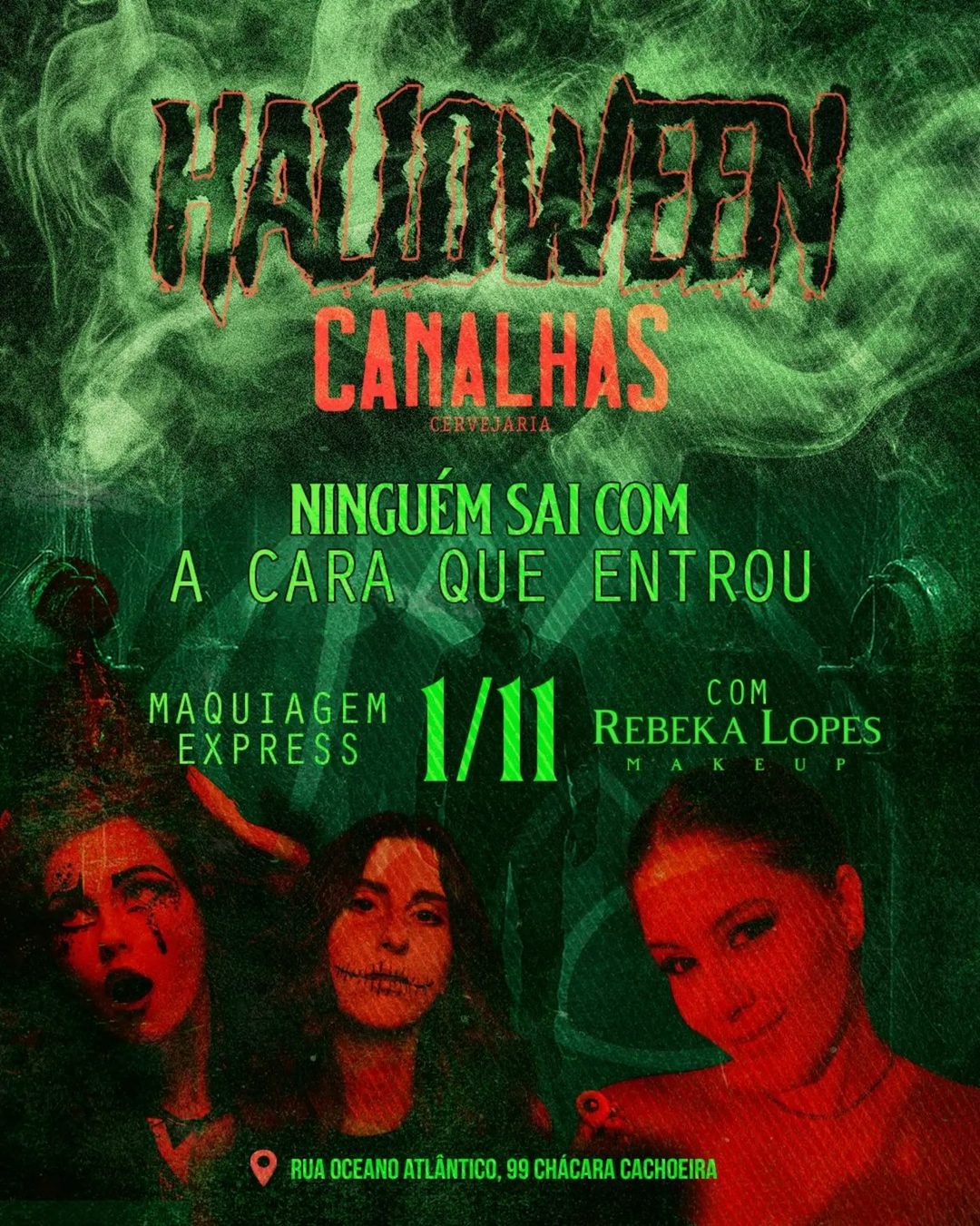 Flyer: Halloween Canalhas