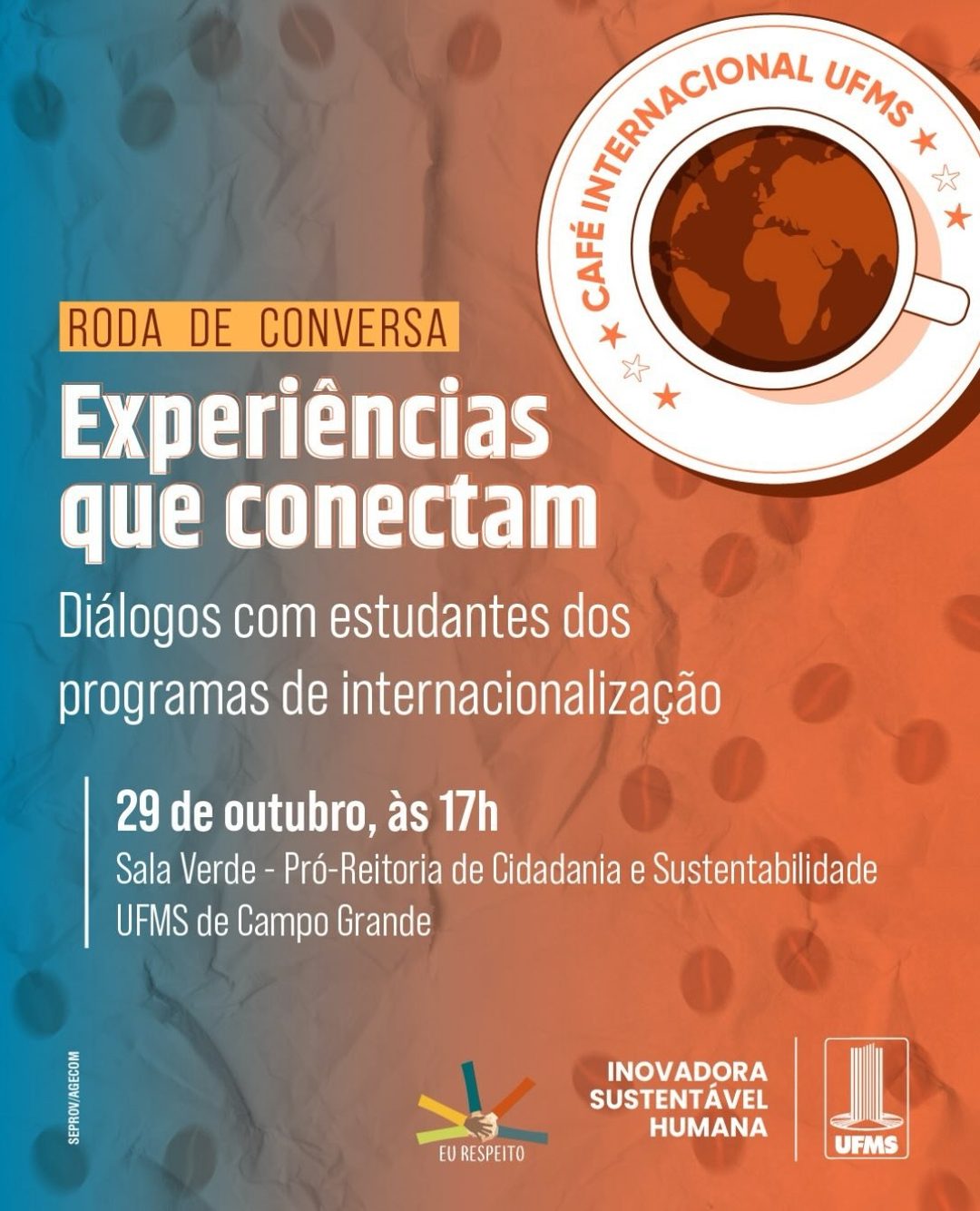 Flyer: Café Internacional UFMS